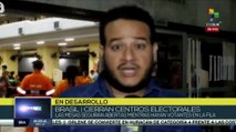 Brasil: Centros electorales inician conteo de votos tras jornada de comicios generales