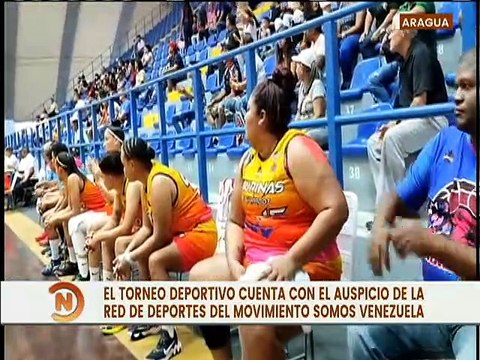Copa del Movimiento Somos Venezuela de baloncesto femenino se juega en el Polideportivo de Maracay