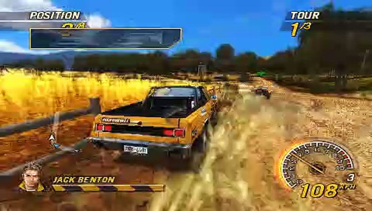 FlatOut : Head On online multiplayer - psp