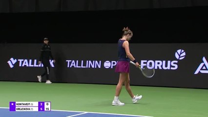 Tallinn - Krejcikova sacrée devant Kontaveit