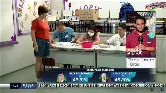 Brasileños se mantienen en expectativa ante anuncio de resultados electorales