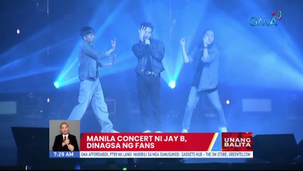 Manila concert ni Jay B, dinagsa ng fans | UB