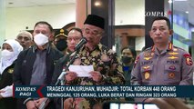 Menko PMK Muhadjir Effendy Terjun ke Kanjuruhan: Total Korban 448 Orang, 125 Meninggal & 323 Luka