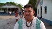 Indígenas do povo Kambeba votam de voadeira na Amazônia
