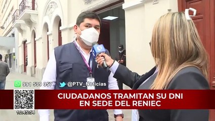 Reniec atiende hoy hasta las 4:45 p.m: "Hay 800 mil DNIs pendientes de recojo"