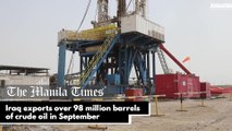 Iraq exports over 98 million barrels of crude oil in September