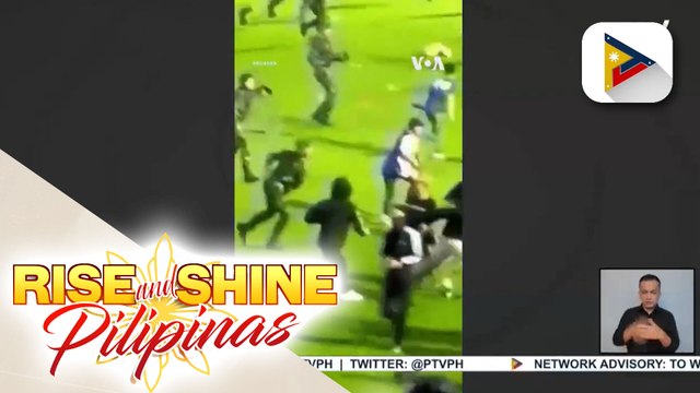 Higit 100, patay sa nangyaring stampede sa isang football match sa East Java Indonesia