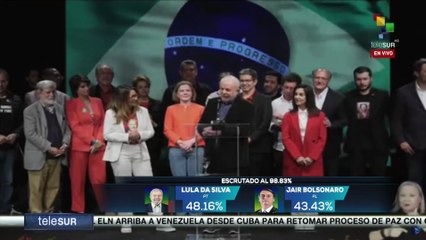 Candidato presidencial Lula da Silva agradece la generosidad de los ciudadanos brasileños