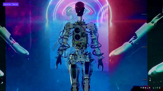 Elon Musk reveals a humanoid robot at Tesla AI Day 2022