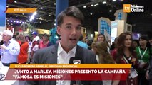 Junto a Marley, Misiones presentó la campaña “Famosa es Misiones”