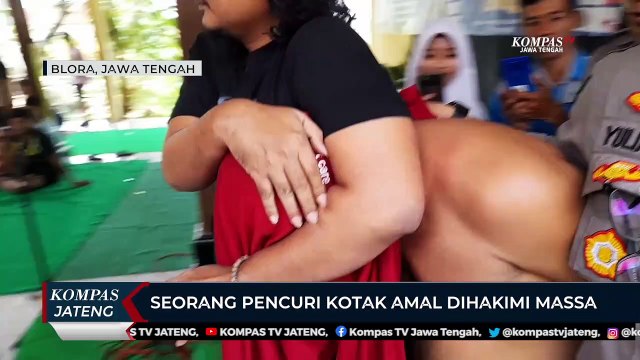Pencuri Kotak Amal di Blora Dihakimi Massa