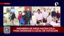 Elecciones 2022: reportan largas colas y demoras en instalación de mesas de sufragio