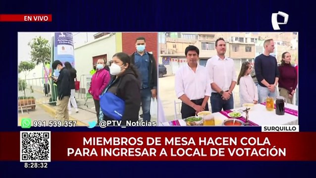 Elecciones 2022: reportan largas colas y demoras en instalación de mesas de sufragio