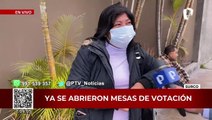 Alcalde de Lima acude a votar: “Estoy feliz porque estamos ejerciendo esa fluidez democrática”