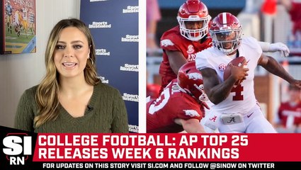 AP College Football Rankings: Alabama Claims No. 1 Spot in Week 6 Poll