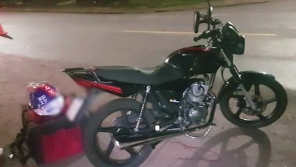 Colisão deixa motoboy ferido na Rua Ipanema