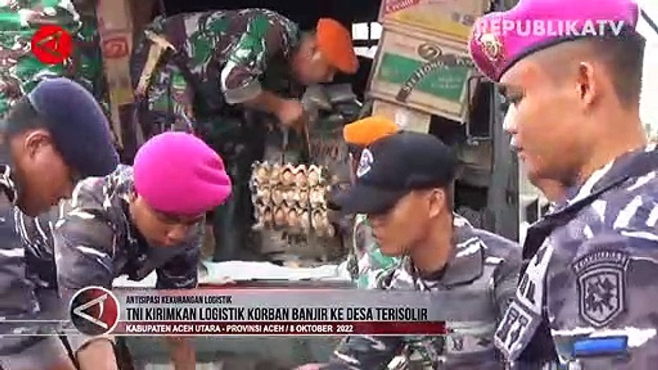 Banjir di Aceh Meluas, TNI Kirim Logistik ke Da...