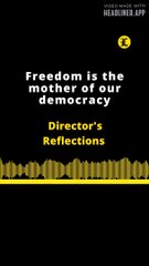 editorial en inglés: Freedom is the mother of our democracy