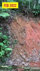 Landslide in Bukit Dinding
