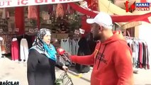 AKP'li kadından sokak röportajında tartışma yaratan sözler