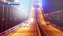 Detik-detik Bom Mobil Meledak, Jembatan Crimea Dilahap Api
