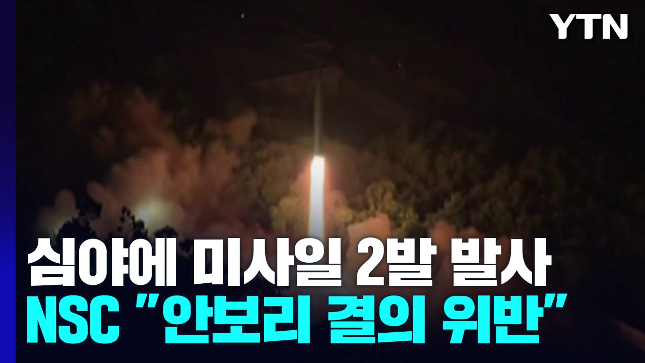北, 또 탄도미사일 발사...당 창건일 전 '심야 도발' / YTN