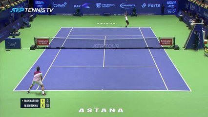 Astana - Mannarino sort Wawrinka