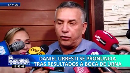 Daniel Urresti, tras flash electoral: “Hay que esperar el conteo rápido, eso será decisivo”
