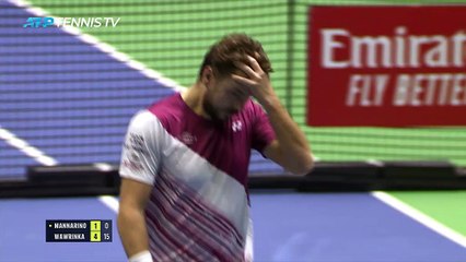 Astana - Mannarino sort Wawrinka