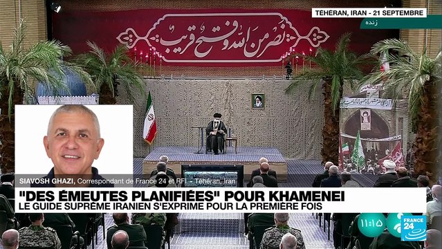 Iran : des émeutes fomentées par les Etats-Unis et Israël, selon le guide suprême Khamenei