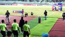 Kapolresta Sidoarjo Meninjau Pengamanan Pertandingan Sepakbola Deltras Fc dengan Kalteng Putra di Stadion Gelora Delta Sidoarjo