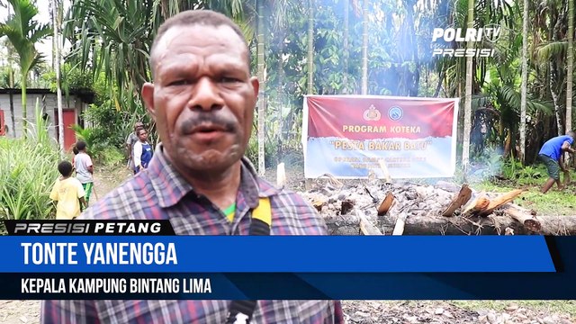 Sukses Gelar Acara Bakar Batu di Mimika, Kepala Kampung Bintang Lima dan Tokoh Agama Apresiasi Ops Damai Cartenz
