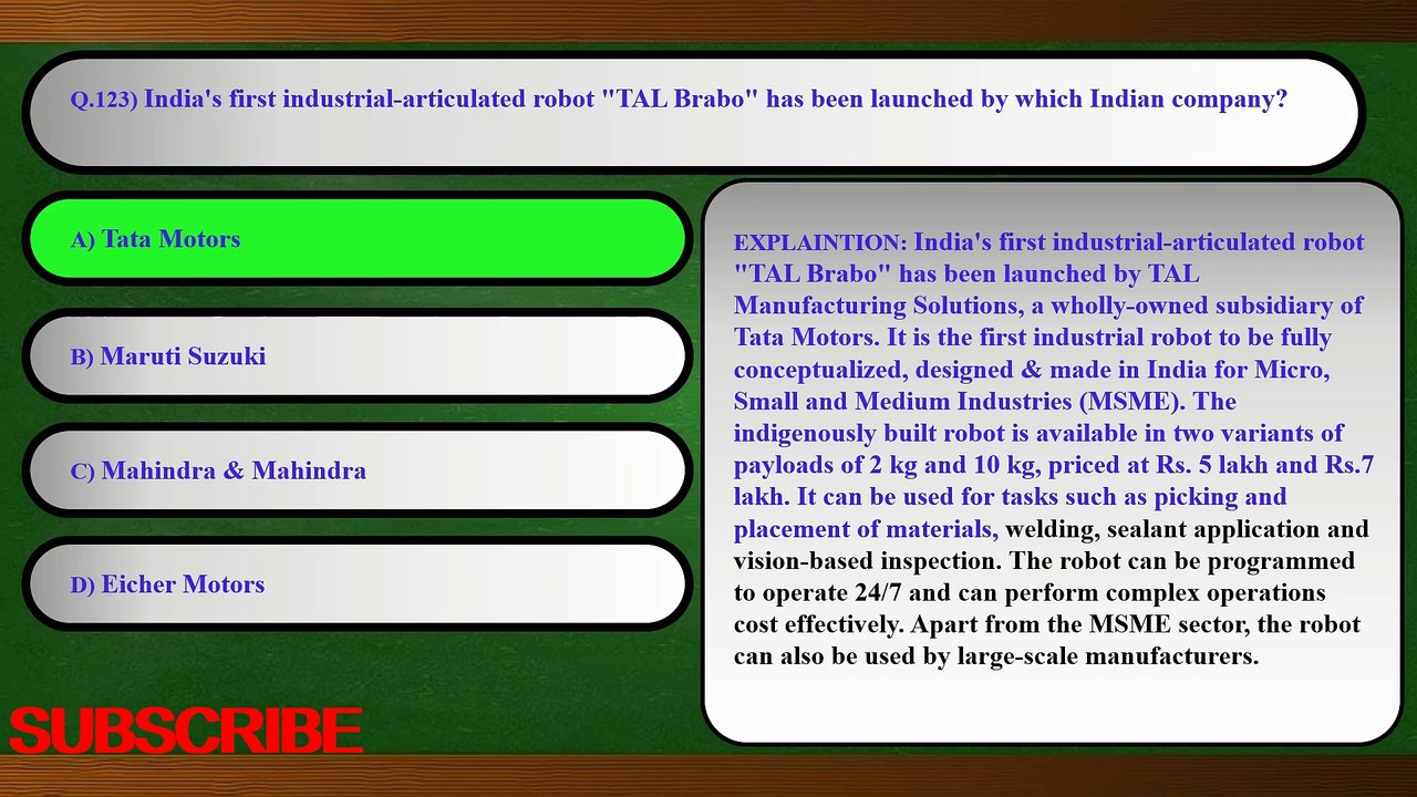 SESSION 13 - GENERAL KNOWLEDGE - CURRENT AFFAIRS - GENERAL STUDIES - QUESTION & ANSWER 121-130