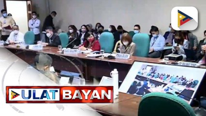 DOF at DOH, sumalang sa budget hearing ng Senado
