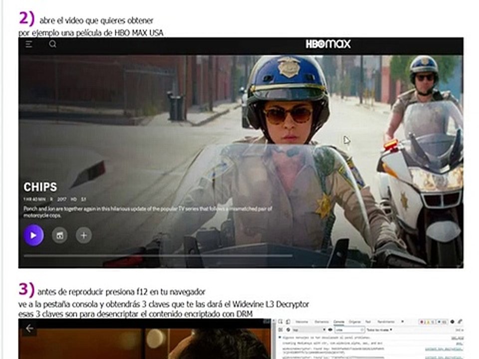 Descargar contenido drm de Streaming