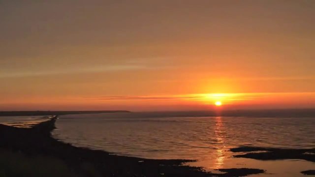 Time Lapse - Sunrise By The Sea - Free HD Stock Footage Shore Beach Ocean