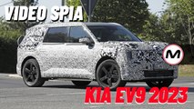 Kia EV9 2023: il nuovo, grande, SUV elettrico di nuova generazione nel VIDEO SPIA