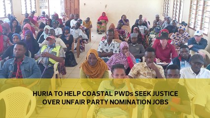 Coast lobby to help PWDs get justice over party nominations