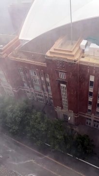 Sudden Storm Blows Equipment Off American Airlines Center