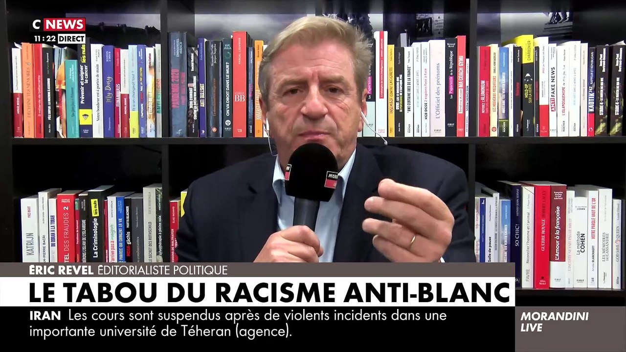 Le représentant de la majorité provoque des éclats de voix sur le plateau de "Morandini Live" en affirmant que le racisme anti blanc est lié "à l'échec de la rénovation aux Mureaux" - VIDEO