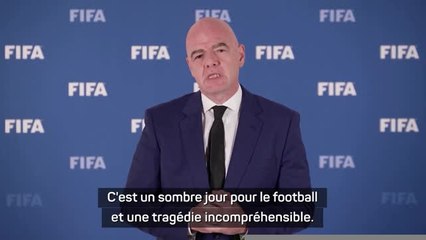 Indonésie - Le président de la FIFA Gianni Infantino présente ses condoléances