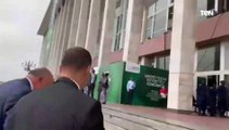 وصول وزير الخارجية إلى قاعة المؤتمرات الخاصة بالاجتماع الوزاري التحضيري لمؤتمر المناخ بشرم الشيخ