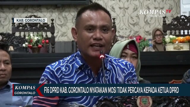 F16 DPRD Kabupaten Gorontalo Nyatakan Mosi Tidak Percaya Kepada Ketua DPRD