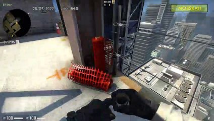 How to Smoke B Site on Vertigo, option 4 - CSGO