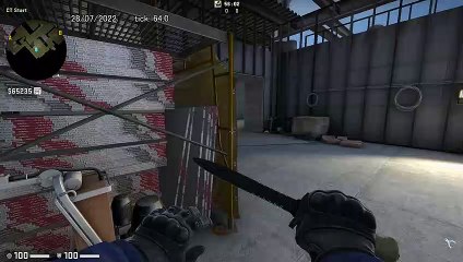 How to Smoke T Corridor Up on Vertigo, option 2 - CSGO