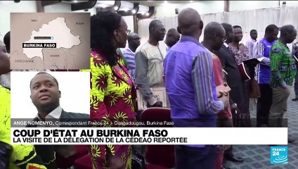 Coup d'Etat au Burkina Faso : la visite de la délégation de la Cedeao reportée