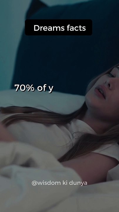 Psychology facts about  Dreams 2