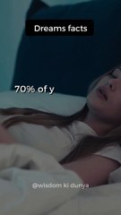 Psychology facts about  Dreams 2