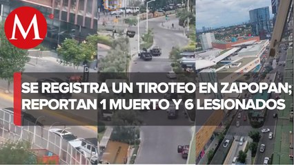 Balacera genera caos y pánico en zona comercial de Zapopan