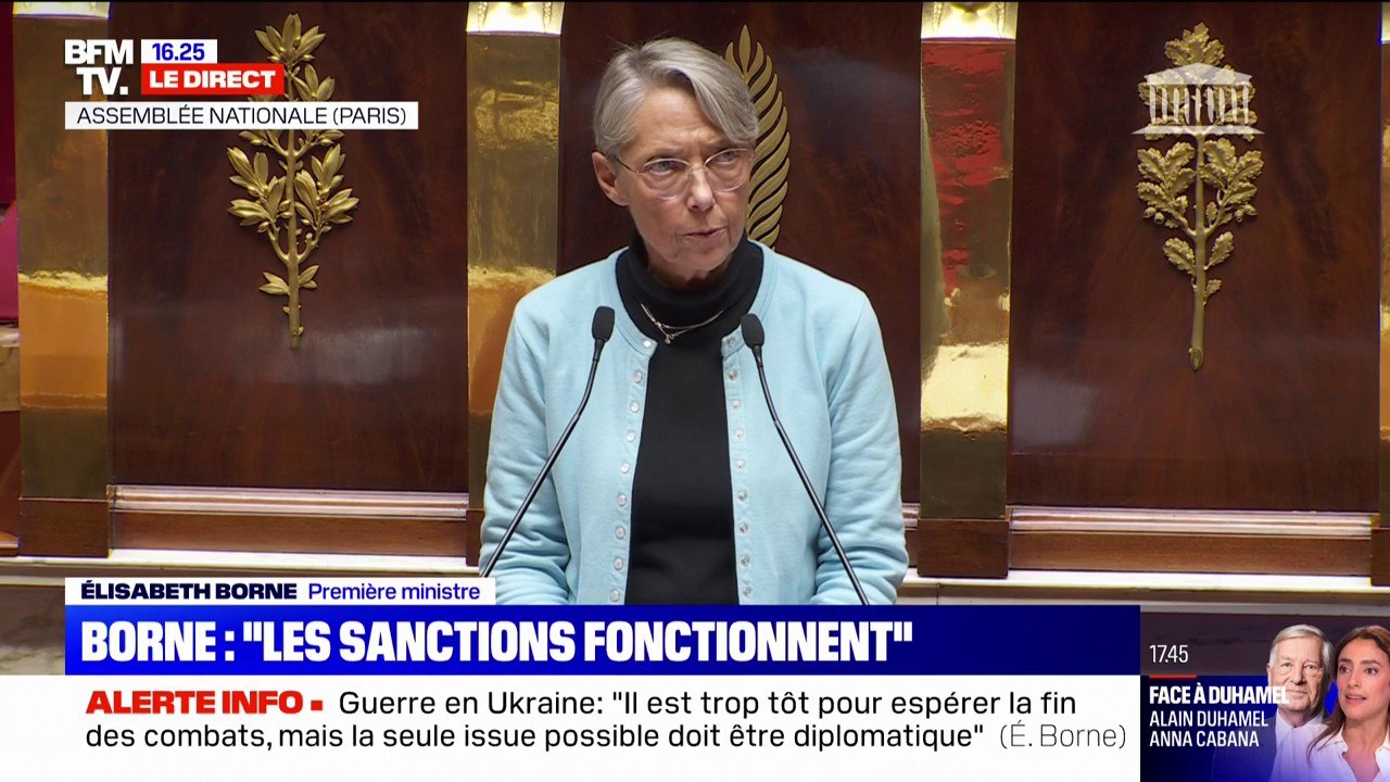 Élisabeth Borne sur les explosions sur les gazoducs Nord Stream 1 et 2: "Tout indique qu'un acte de sabotage grave et irresponsable a été commis"